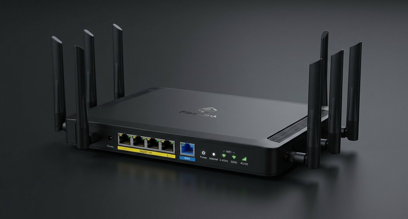 Flashlink VPN Router (4G backup) prototype
